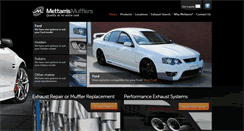 Desktop Screenshot of mettamsmufflers.com.au